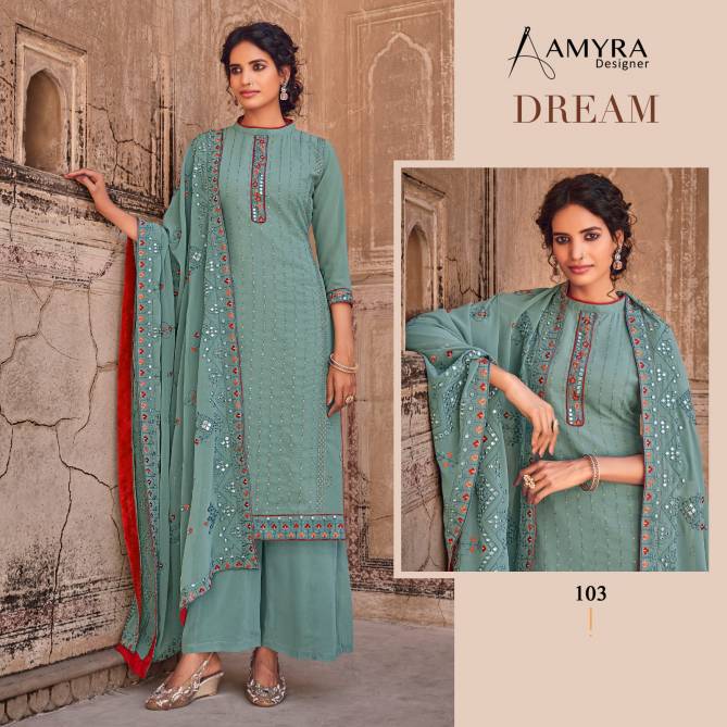 Amyra Dream Fancy Embroidered Wholesale Designer Salwar Suits